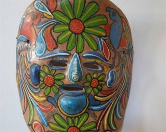 Painted Clay Mask