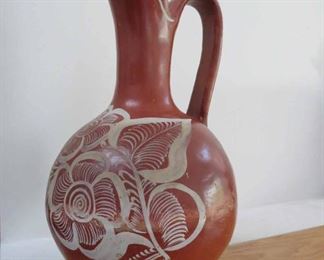 Clay Pottery Pitcher