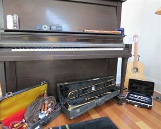 Instruments. Trombone, Oboe, Bagpipes, Piano