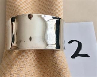 $40.00.  High polished sterling silver cuff bracelet for a medium size wrist.  Excellent condition.
