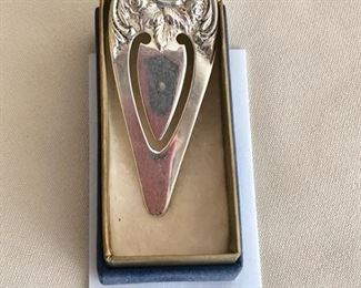 $20.00.   Sterling silver Kirk & Co. book mark.