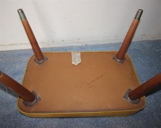 $50. Vintage vinyl foot stool.