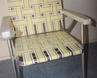 $8. New unused beach chair with arms.