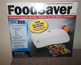 $25. Unopened Food Saver, vacuum packaging system.