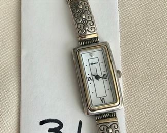 $15.00.    BRIGHTON "Aspen" watch.  All watches need batteries.