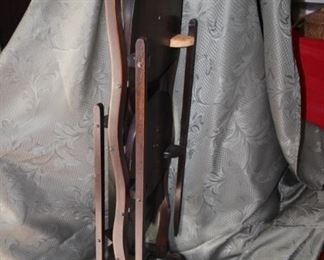 50% Off. Now $20.                                                                           
$40. Antique folding portable shelves. 35 inches tall.