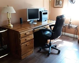 Desk/Chair and Computer