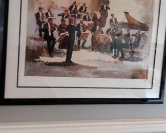 numbered and signed art piece