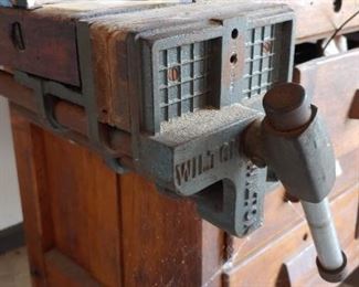 Wilton vice on workbench