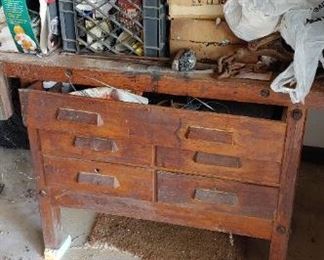 Antique workbench