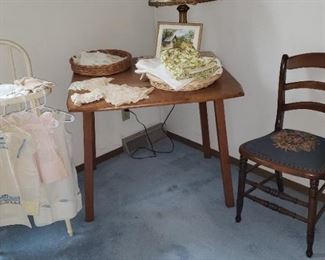 Antique  Furniture and Linens