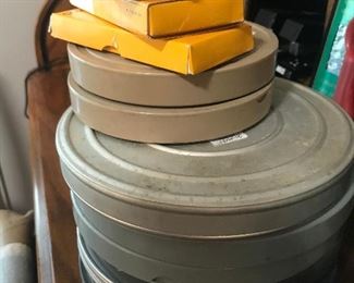 Vintage Reels and Canisters