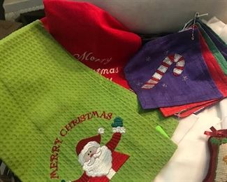 Chirstmas Napkins and Tea Towels