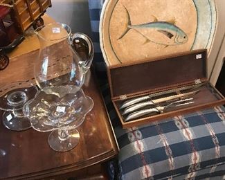 Vintage Cutlery Set, Large Fish Dish