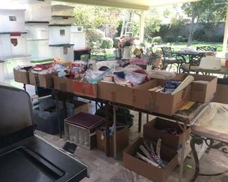 Patio packed with great items