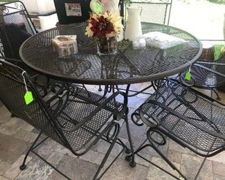Wrought Iron Patio Set