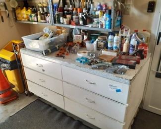 metal work bench garage