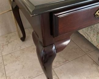 Details of Cherry side table.