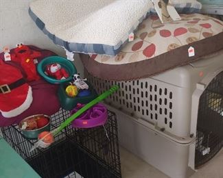 Dog Kennels + Beds, Bowls & Toys
