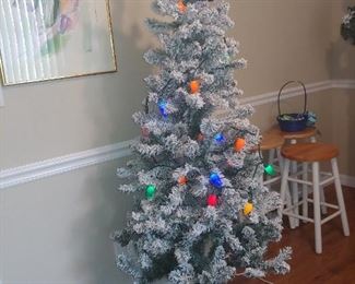 Flocked Tree-add your own style lights!