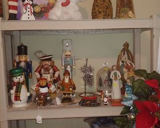 Christmas: German Smokers, Nut Crackers Angels, Ornaments ++