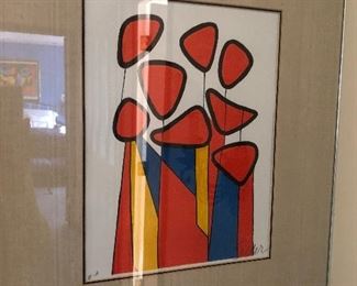 CALDER - signed and numbered - (21" x 18")  $350