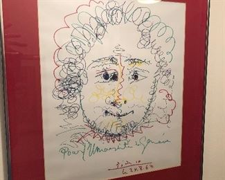 Picasso print - numbered 1240/1500 (20.5 x 18) $150