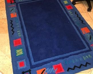 Area Wool Carpet - 4 x 6 - $80