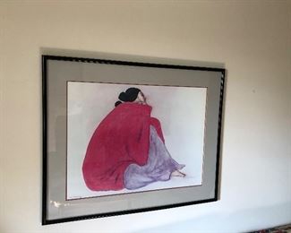 R. C. Gorman framed - signed/numbered $900