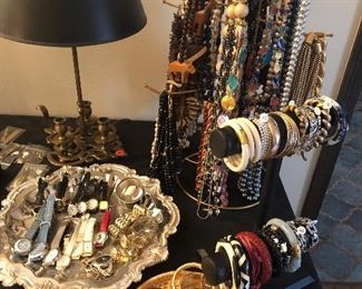 Costume jewelry… Sterling, semi precious stones and a lot of fun items!