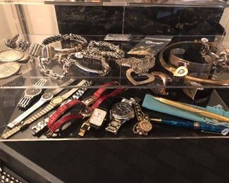 Another view of David Yurman Watches and Tiffany pieces available