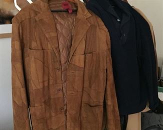 Nice selection of men's coats and jackets.