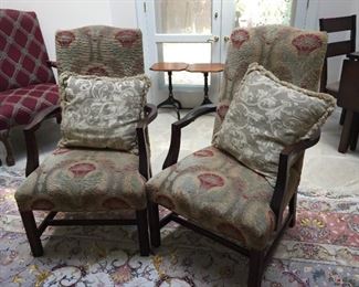 Matching armchairs.