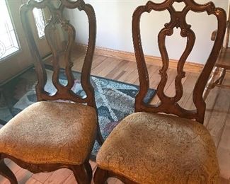 Sturdy wooden chairs 
