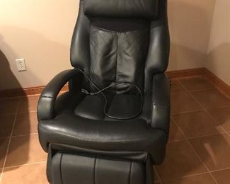 Leather massage chair 