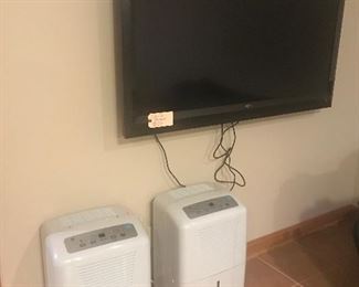 Dehumidifier and tv 