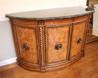 Universal Marble top decorative sideboard, 69"w x 24"d x 38"h Asking $750