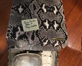 Judith Leiber purse with accessories & box