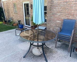 OP160    Two Patio Tables and 8 chairs