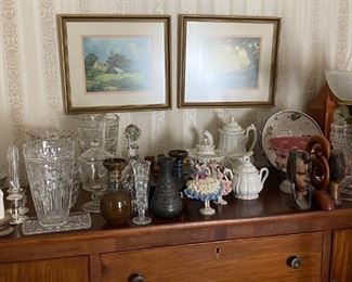 GW200    Misc Serving glassware and vases