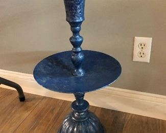 Blue metal stand  $19 26" high