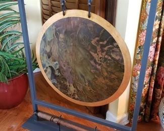 Wonderful and rare full size gong
