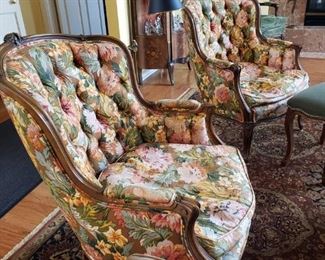 Just lovely antique carved chairs