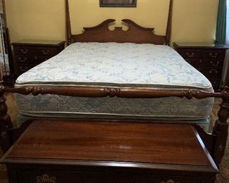 Lane cedar chest, solid mahogany exterior