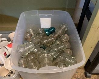 glass telephone insulators
