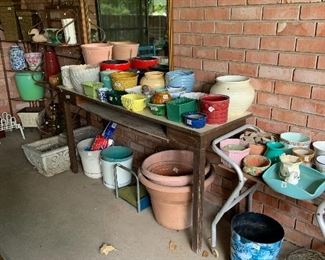 garden and pottery