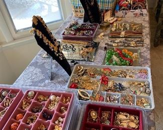 Lots of costume jewelry