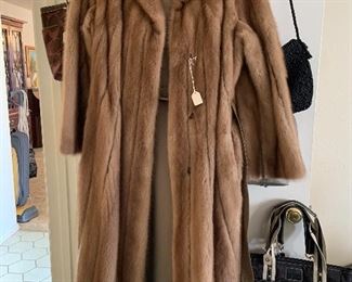 full length mink coat from Koslows of Fort Worth