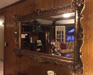 Large vintage mirror