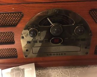 The Crosley front panel